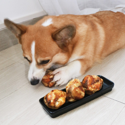 狗狗零食牛膝骨i磨牙棒补钙除口臭洁齿磨牙耐咬骨头幼犬牛膝盖骨