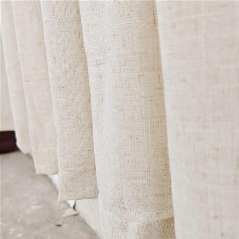 可定制韩式褶皱2倍2.5倍半遮光B窗帘透光不透人遮光帘原色亚麻纱