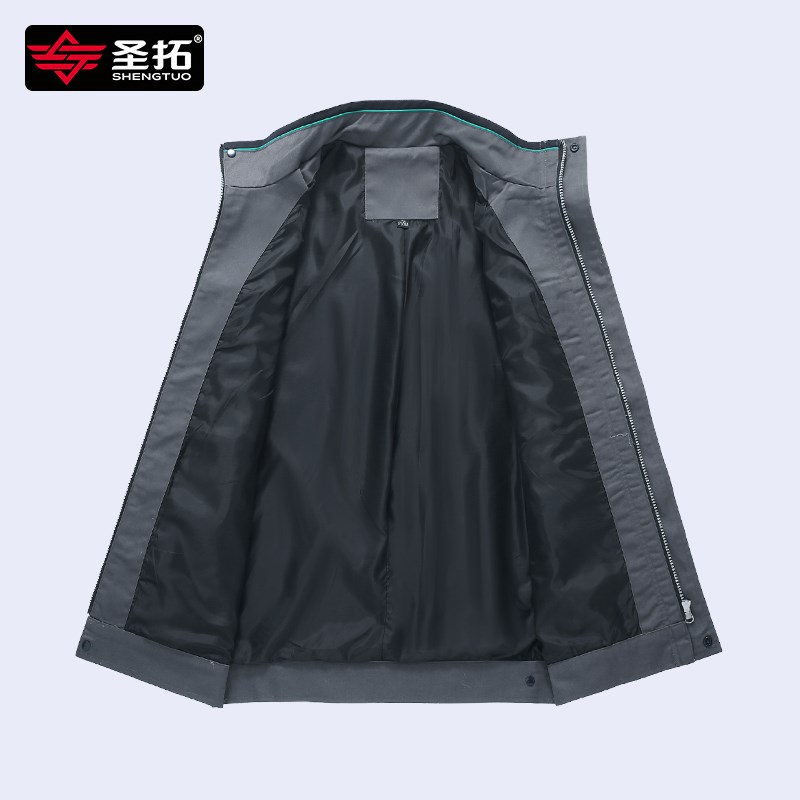 汽修工作服套装男4s店维修厂服秋冬F耐磨装修工人双层里衬劳保工