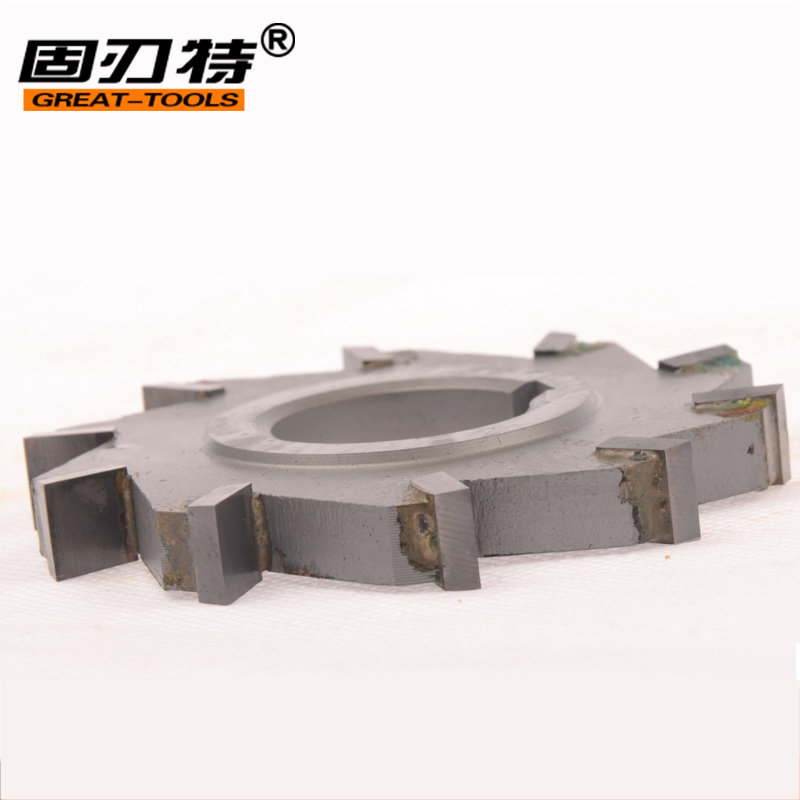 镶钨钢硬质合金三面刃铣刀125150 200Amm厚度6 8 10 12 14 16 18