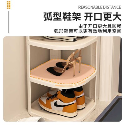 门口鞋架新款入h户门鞋架子多层小型鞋柜简易家用鞋子收纳神器拐