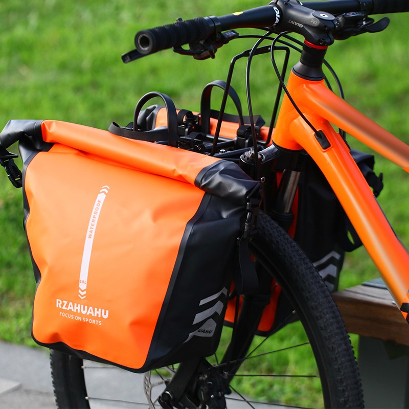 山地旅行自e行车减震前叉安装货架驮包架挂包衣架318川藏线长途骑