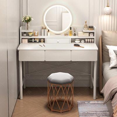 梳妆台小户型欧式化妆台柜现代简约化妆桌子出租屋卧室收纳一体桌