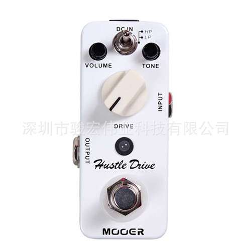 MOOER魔耳效果器 Hustle Drive 失真单块 电子管失真音色