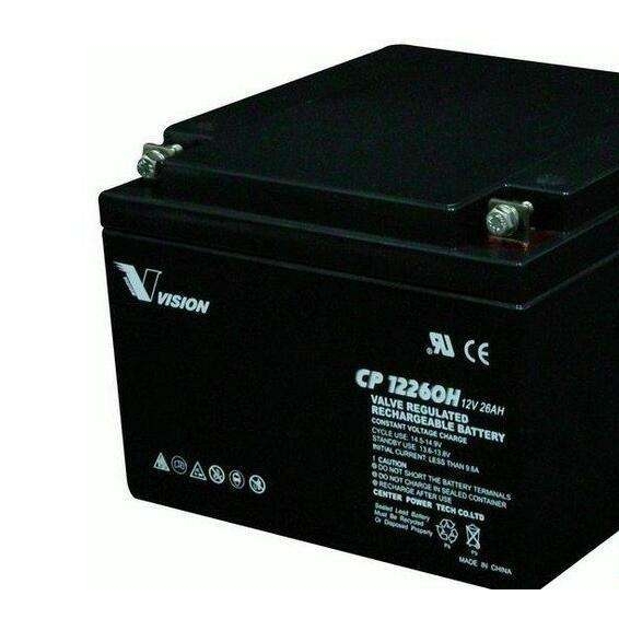 VISION威神蓄电池6FM65 12V6H EPS/UPS直流屏电池电源