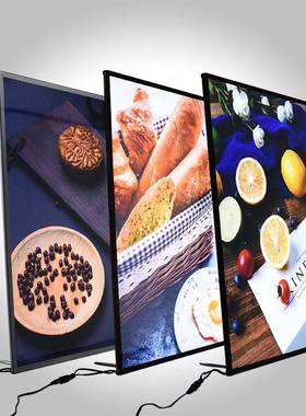 Lightbox Menu Board Backlit Sign Frame Insert Poster Display