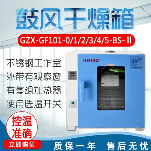 上海龙跃 GZX-GF101-0/1/2/3/4/5-BS-Ⅱ 鼓风干燥箱
