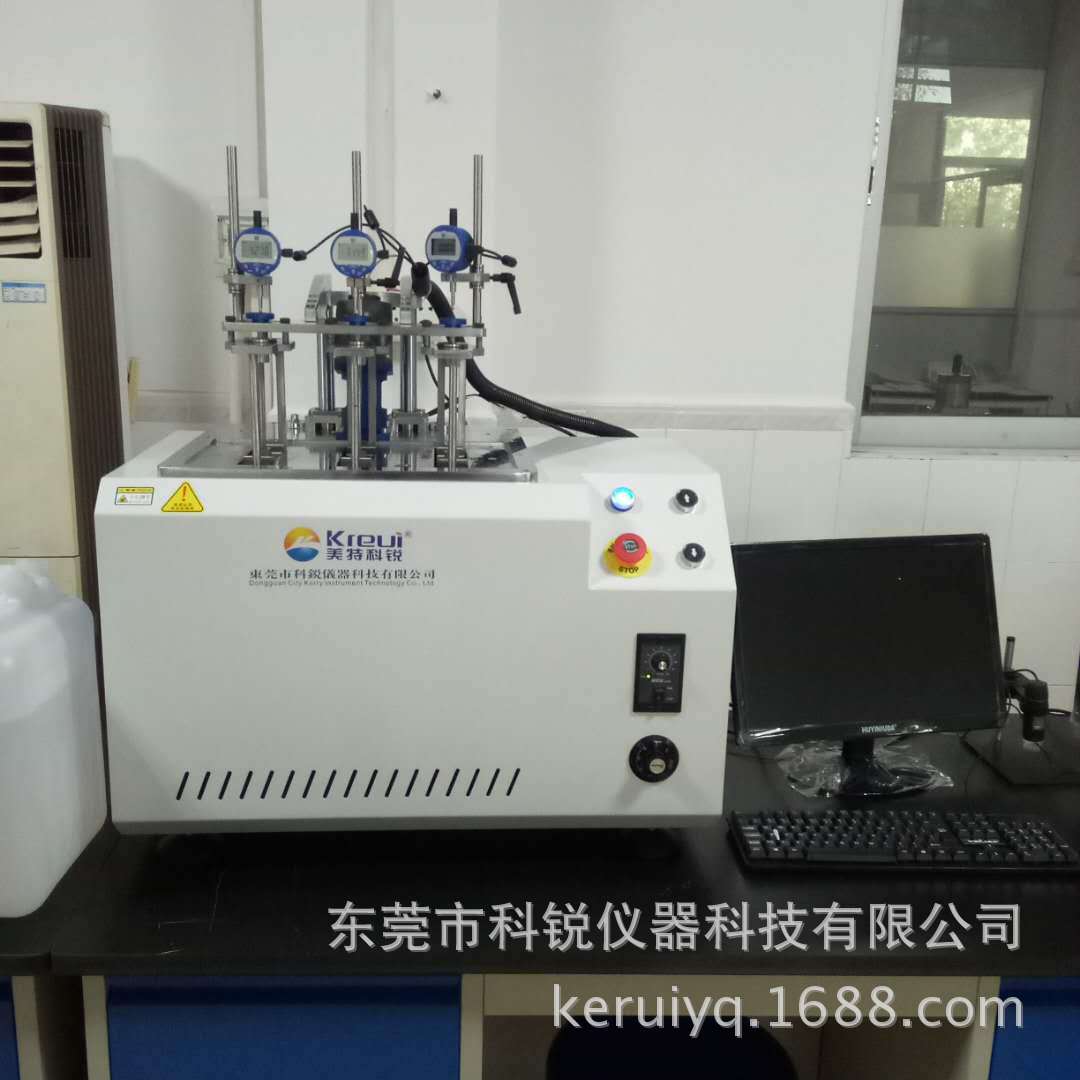 电脑式热变形维卡软化点温度测定仪3路CREE-1008维卡软化点测定仪