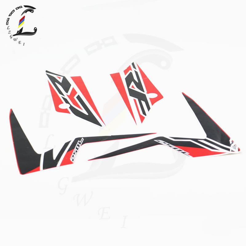 CRF 250 L 贴标 丝印 CRF250L 泰国版 越野版 贴纸 油箱贴纸