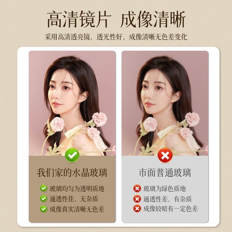 中古全身镜落地镜家用穿衣镜可挂墙异形镜子女生S卧室高级感试衣