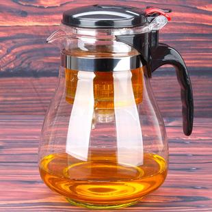 飘逸杯茶壶耐高温玻璃茶具冲茶器大容量泡茶壶家用可拆洗内胆1800
