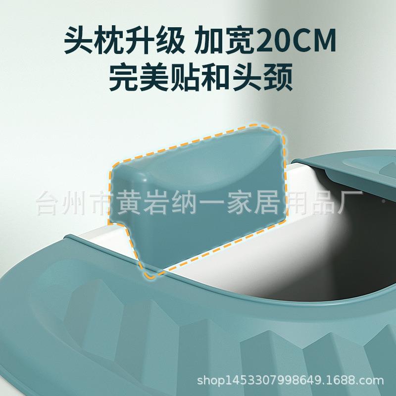 新款气感温式折叠泡澡桶人洗澡盆木浴缸可沐汗蒸洗人浴大OET桶浴