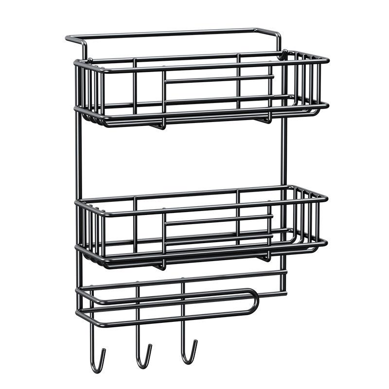 冰箱侧面怎么利用?置物架冰箱侧面多层家用M壁挂收纳架水槽沥水