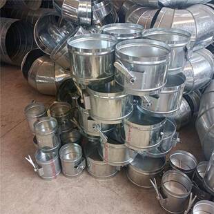 阀门风量调节阀环保通道风管排烟防火阀镀锌圆形手动调节阀