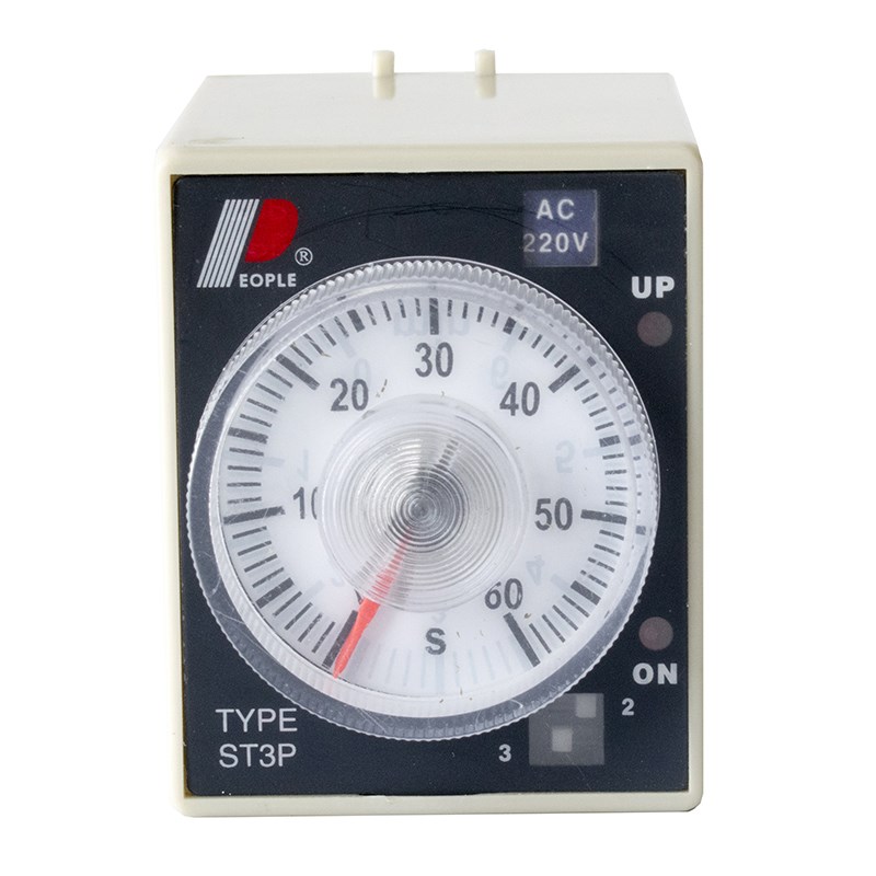 时间继电器ST3P-A/B/C/D/E/AF/G通电延时继电器AC220V人民电器