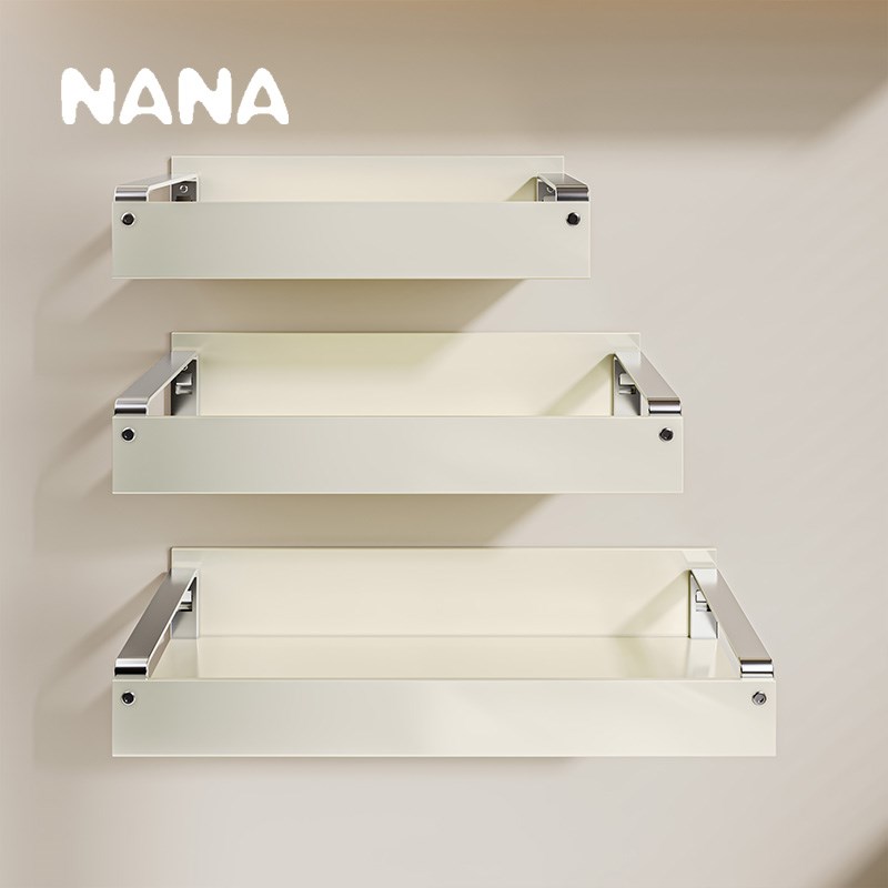 免打孔不锈钢厨房置物架墙t壁盐调味罐收纳盒调料品壁挂式调料架