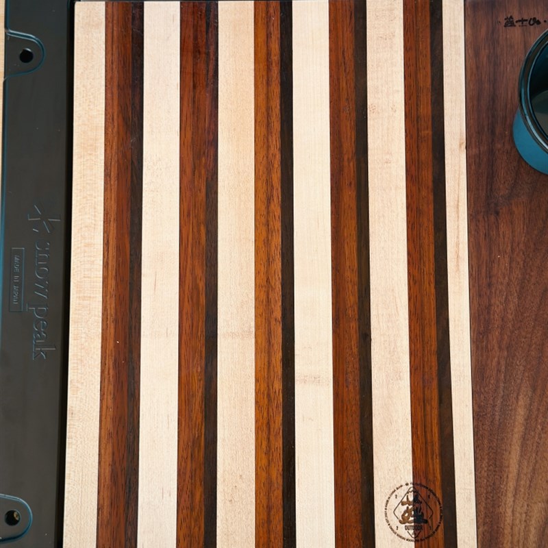 燕十山露营实木拼接条纹igt桌面一单元板雪峰等Qigt桌子通用桌板