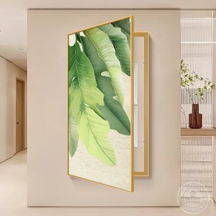 家大业大b玄关装饰画现代简约2025新款电表箱盒大尺寸竖款遮盖挂