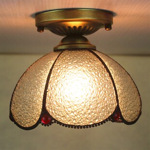 古典玻璃顶c灯太阳花吸顶灯吧台玄关户外阳台灯衣柜酒柜灯明玥灯