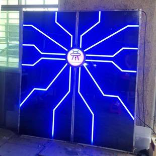 网红门科技实验室科门触控感应门门电技动门形门270科技感清吧隐