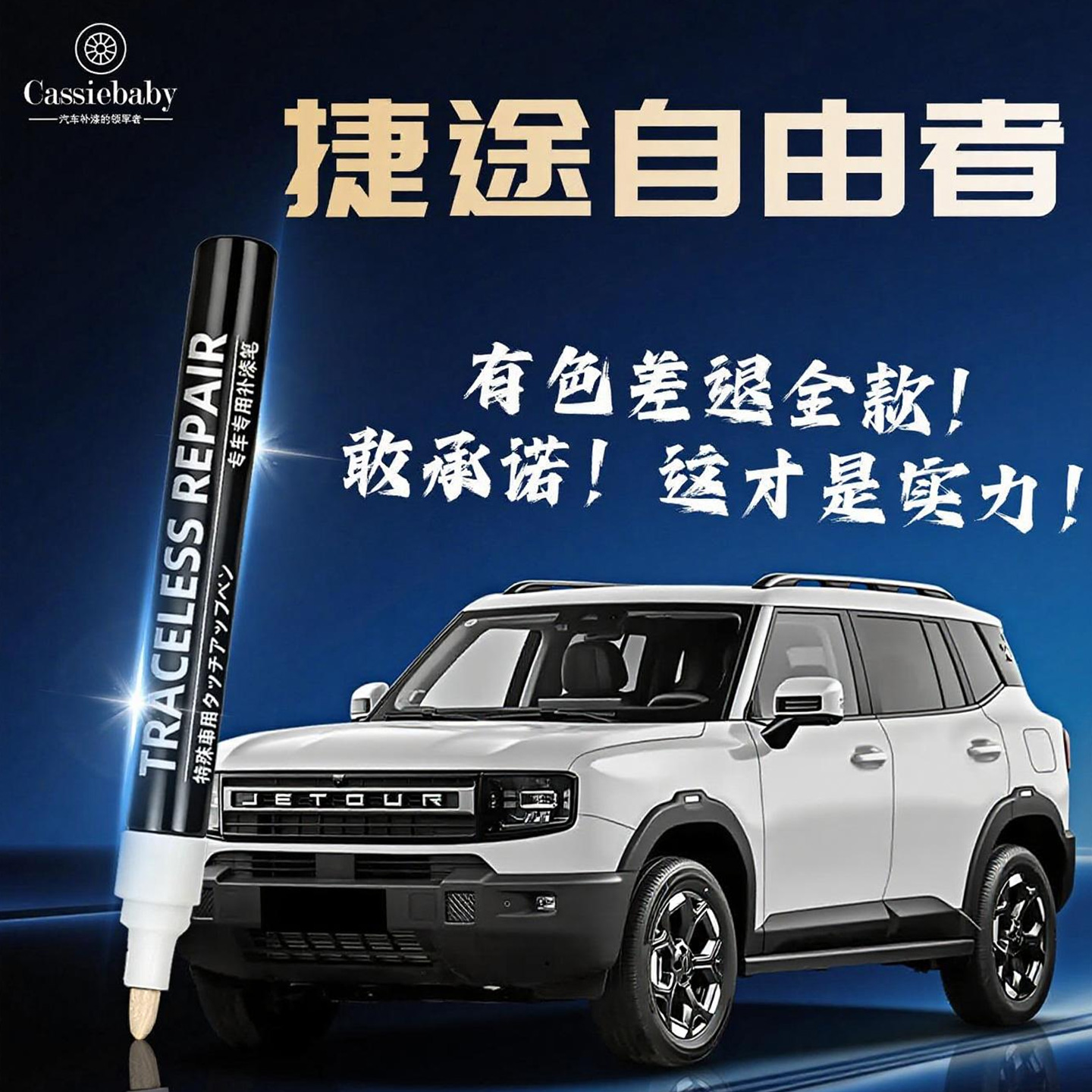 【捷途自由者】4S店专用补漆笔