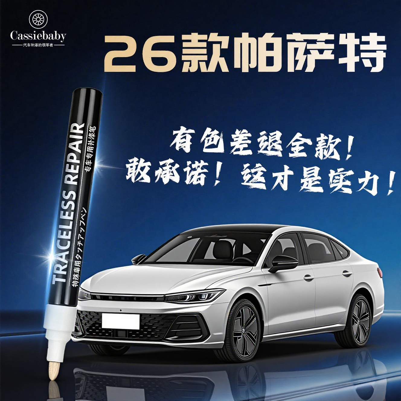 【26款帕萨特】4S店指定补漆笔