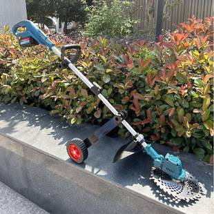 草坪机农用锂电草多功能打草机KOK神 电动割小型家用机除草机电式