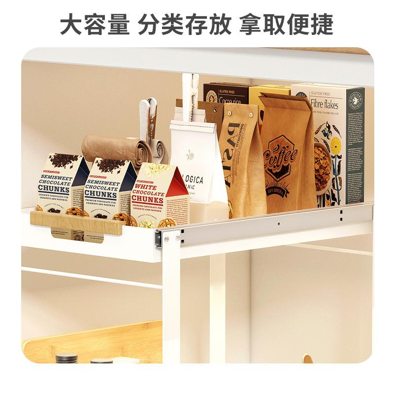新款可拆装功房水槽置厨THU物架味料收纳多能台调面双层抽拉碗碟