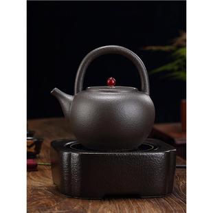 陶瓷煮茶炉烧水壶功夫 Q683火山石煮茶壶陶壶泡茶煮茶器电陶炉套装