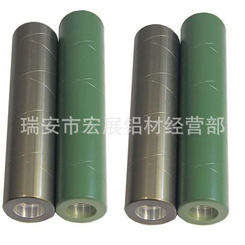 吹膜机柔版印刷机分切机制袋机配件铝合金 铝导辊 硬质氧化铝辊轮