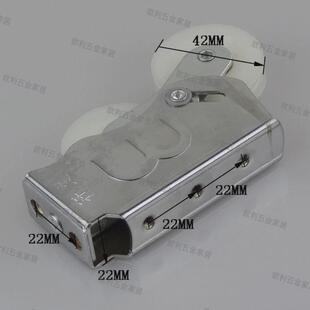 加90型材铝合金门窗滑轮双滑轮老式重型推拉窗轮子平移门窗滑新款