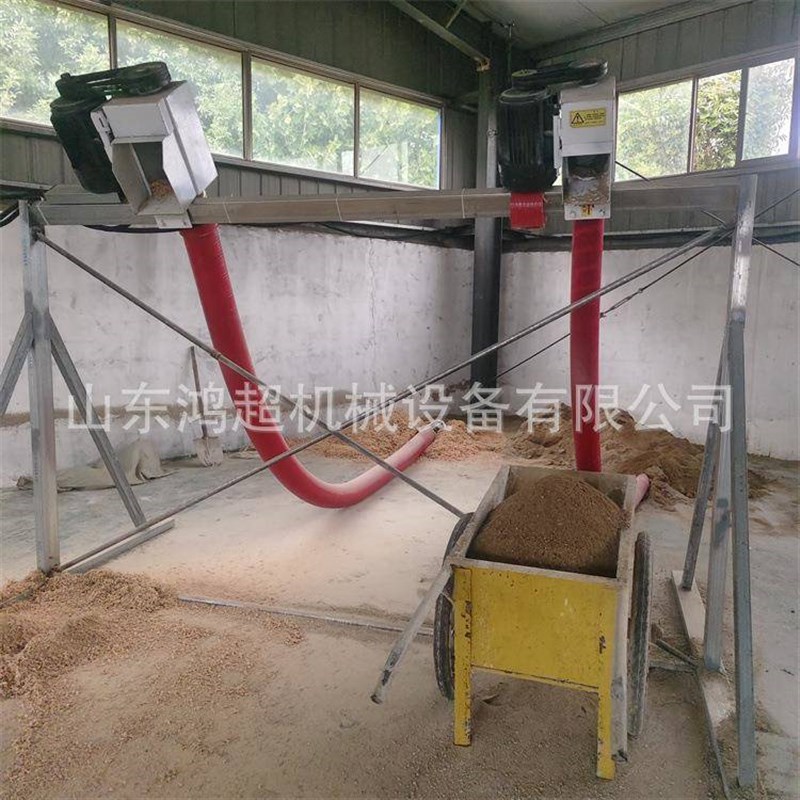软管中驱动d20米五谷杂粮软管吸粮机 工业化工颗粒粉末输送机