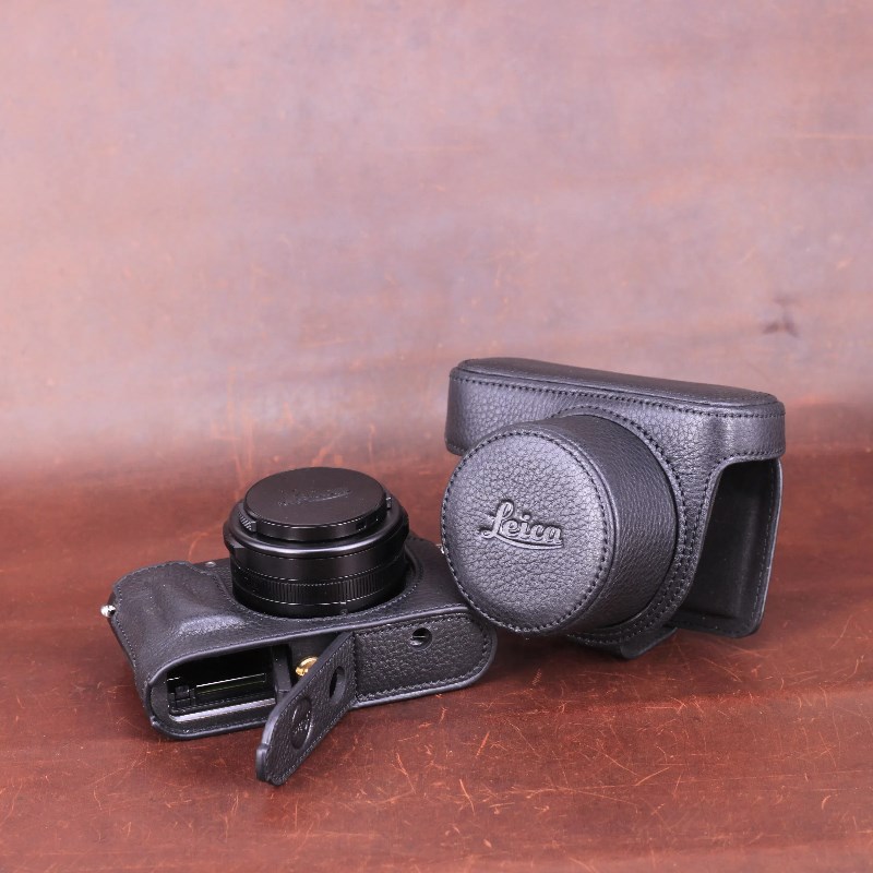 适用徕卡dlux8皮套保护套莱卡相机包Leica D-LUX8相机壳复古底座