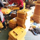 汽车停车位锁地锁加厚防撞阻车挡车加大固定地桩免打防占用孔占位