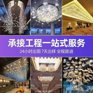 奶油风243家用客灯吊主灯厅灯轻奢家用羽毛灯奶油风客厅灯具