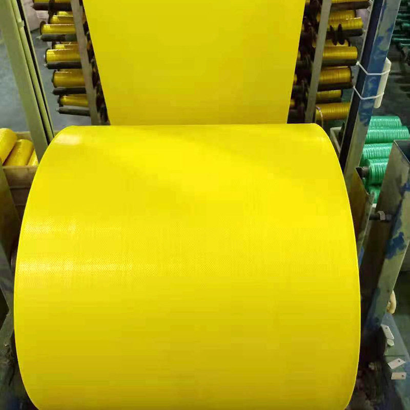 彩色编织袋筒料 半成品桶形布卷料 物流打包颜色蛇皮袋筒料定 做