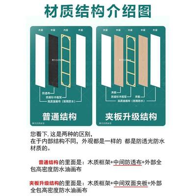 风免打孔间屏可隔断自装移动房一面假墙门一面假墙自装办公室背景