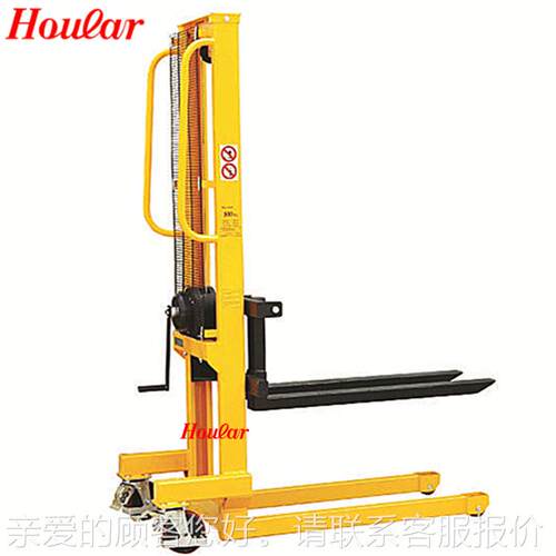 .5米461手摇1式堆高车MF-C50压装卸液车手动6升高叉车手摇升降车