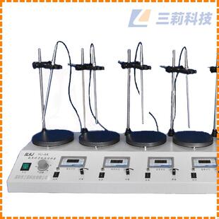 六器联恒温磁力 6A四联数恒温磁力拌搅 多联多头磁力搅拌显器