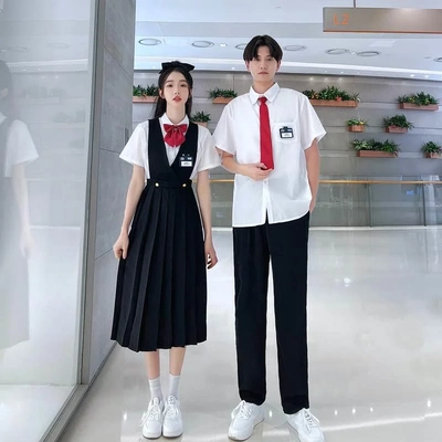 中学生合唱团演出服装诗歌朗诵比长裙赛毕业季班服初高中生运新款
