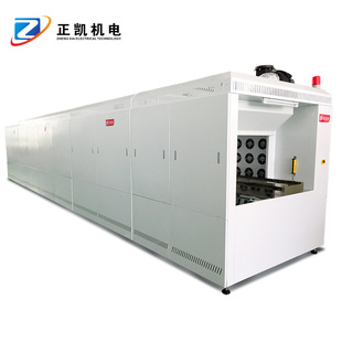 高温隧道炉烘干线 玻璃盖板油墨印刷快速干燥 无尘热风循环隧道炉