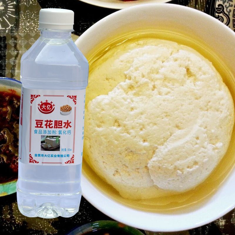 四川胆巴胆水点豆花做豆腐自贡特产盐卤专用凝固剂500g家用商用