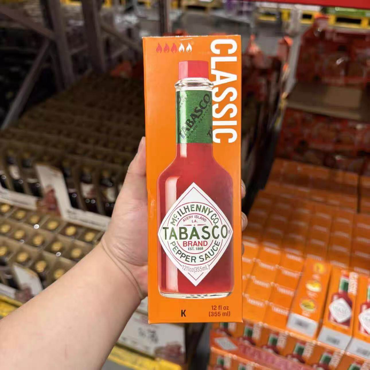 山姆TABASCO辣椒调味酱进口西餐牛排意面酱鲜辣爽代购官方旗舰店