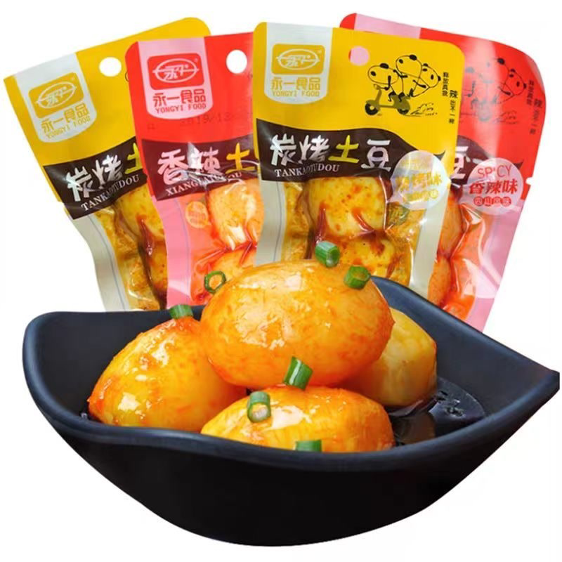 永一香辣烤土豆零食小吃四川特产代餐麻辣烤土豆休闲零食中辣食品