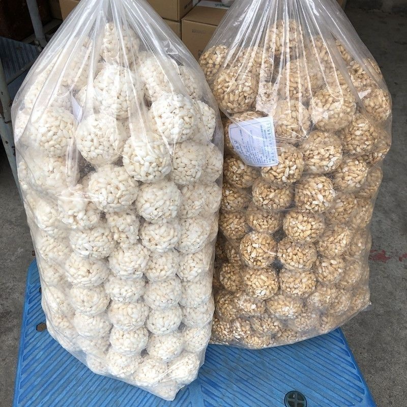 厂家直销大米球米花糖爆米花老式手工零食散装儿时味道童年回忆