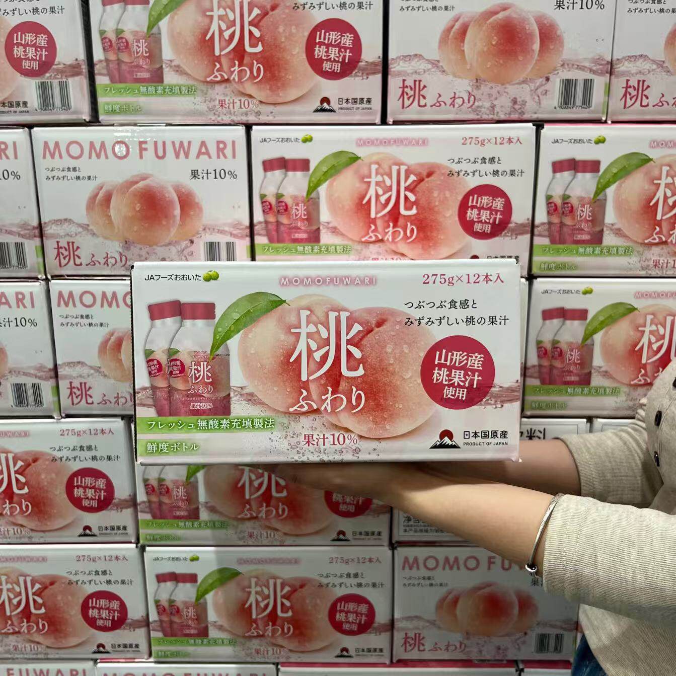 山姆日本进口蜜桃蜜汁饮料果汁浓郁桃香入口清甜代购官方旗舰店