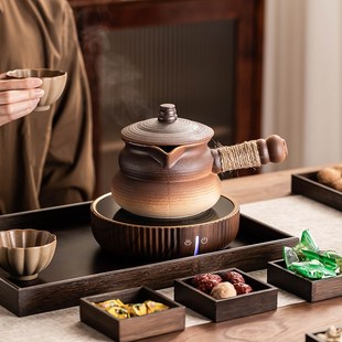 陶瓷罐罐烤奶煮茶壶电陶炉煮茶器家用室内烧水花茶养生壶茶具套装