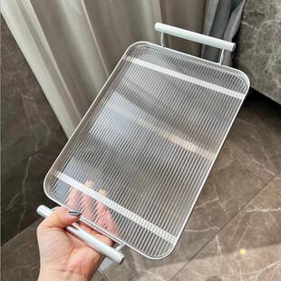 高颜值北欧ins长方形水杯托盘家用茶杯客厅茶水收纳餐盘杯子茶盘