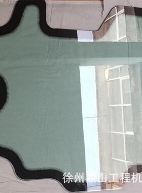 柳工CLG385B 柳工CLG365滑移装载机前门玻璃 前挡风玻璃 混合刷片