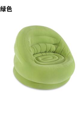 INTEX68577绿色桔色休闲沙发充气沙发 室内靠背充气沙发